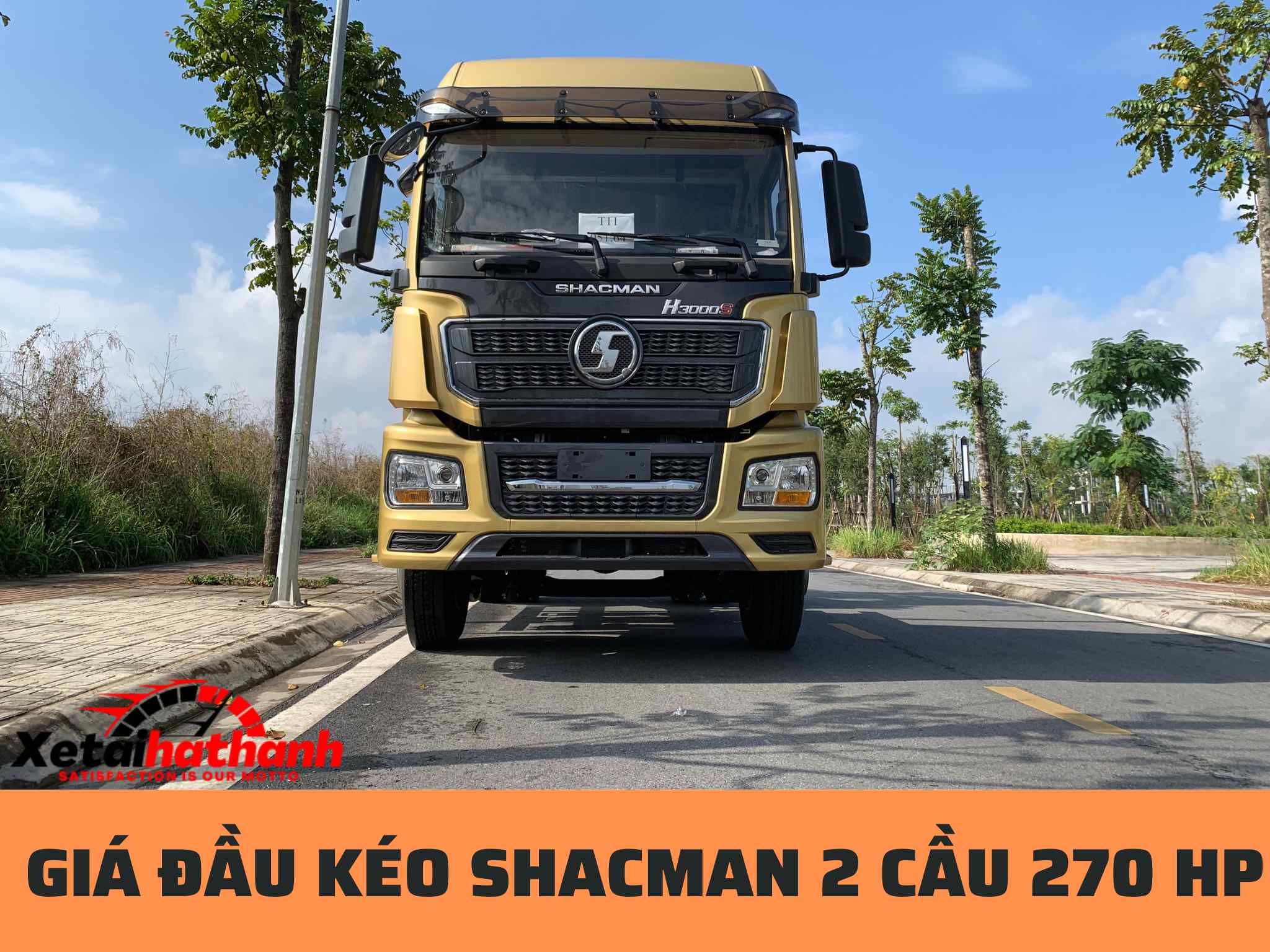 giá đầu kéo shacman 1 cầu 270 hp